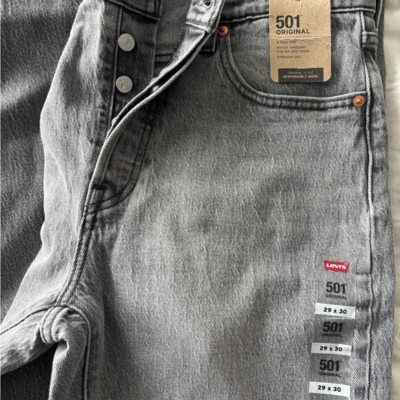 Levi's 501 Original Gray Men's Jeans 29x30 - Picture 1 of 4